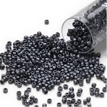 Seed beads, Delica 11/0 mat stålgrå 7,5 gram. DB306 
